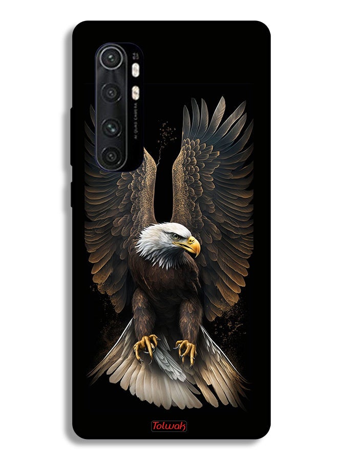 Tolwak غطاء حماية لجهاز Xiaomi Mi Note 10 Lite بتصميم نسر بأجنحة ممدودة - Image 2