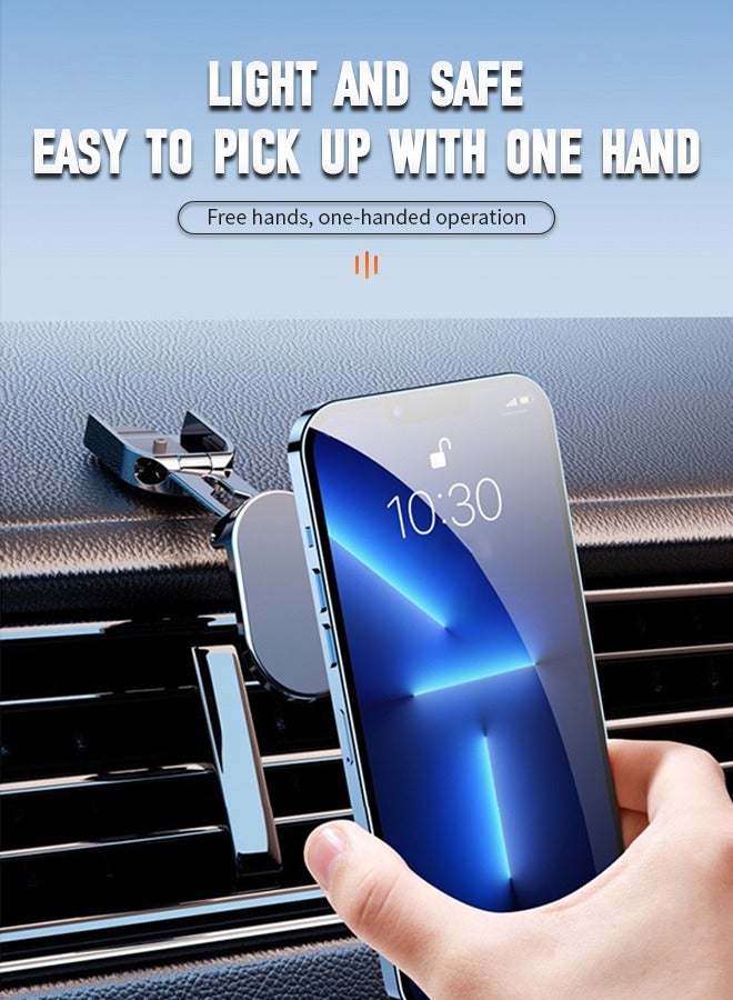 360° Rotating Car Holder Magnetic Mobile Phone Stand Navigation Bracket Foldable Non-slip Lightweight Ergonomic Interior Accessories For Toyota, Honda, Nissan, Mazda, Hyundai - Image 4