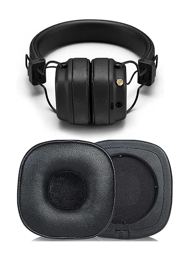Cooling Gel Replacement Ear Pads Cushions for Marshall Major IV Bluetooth Wireless/Wired Headphones, for Major 4 Headset, Earpads with Noise Isolation Foam - Black  - Image 1