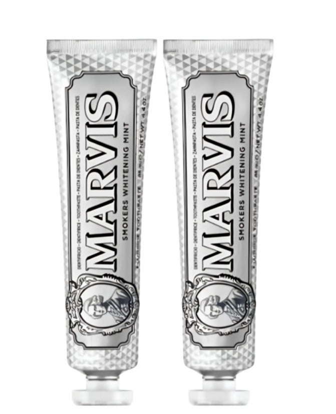 Marvis Pack of 2 Smokers Whitening Mint toothpaste 85ML