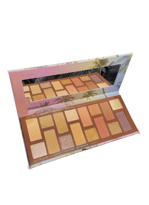 MYHO California Eyeshadow Palette 16 Colors Multi color