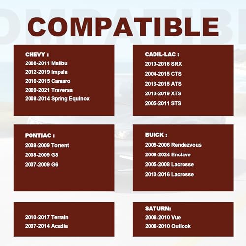 SYudwen Positive Crankcase Ventilation PCV Valve, Compatible with Chevy Camaro 2010-2015, Impala 2012-2019, Saturn Outlook 2008-2010, Bulck Enclave 2008-2024 etc, Replace OE# V546, 12578316 - Image 5