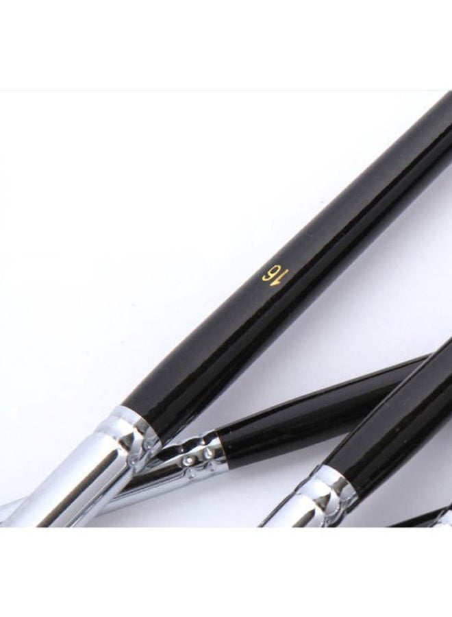 NIBEMINENT 9-Piece Sharp Water Colour Brush Set Black - Image 4