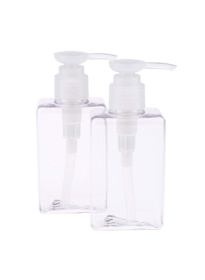 silvercnc 8 Pieces 150 Ml Refillable Empty PET Pump Bottles for Foundation Foam  - Image 4