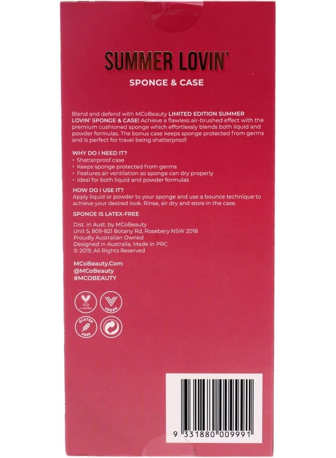 MCoBeauty إسفنجة ومجموعة MCoBeauty صيف الحب للنساء 2 قطعة (إصدار محدود) - Image 3