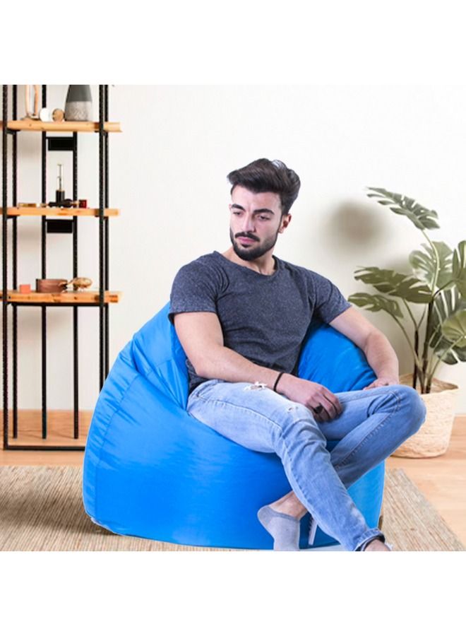 WAVY Light Blue Medium Comfy Bean Bag - Waterproof - Image 2