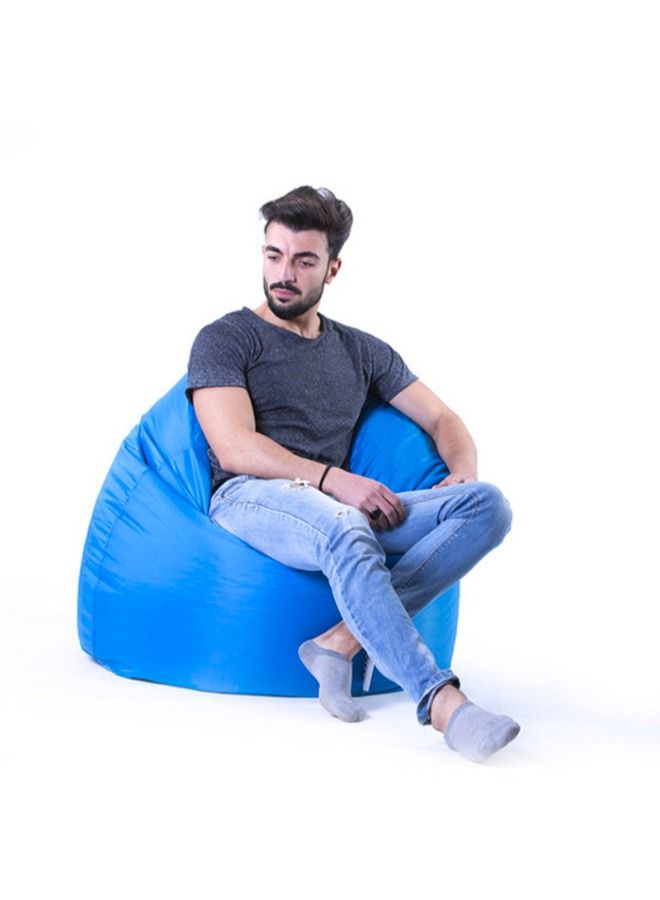 WAVY Light Blue Medium Comfy Bean Bag - Waterproof - Image 1