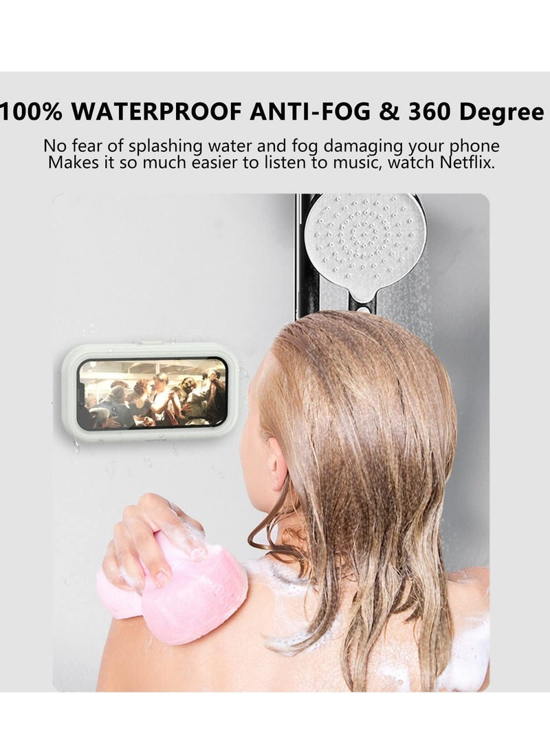 Oasisgalore Waterproof Shower Phone Holder – 360° Rotatable, Anti-Fog Touch Screen Case for Bathroom, Shower.  - Image 2