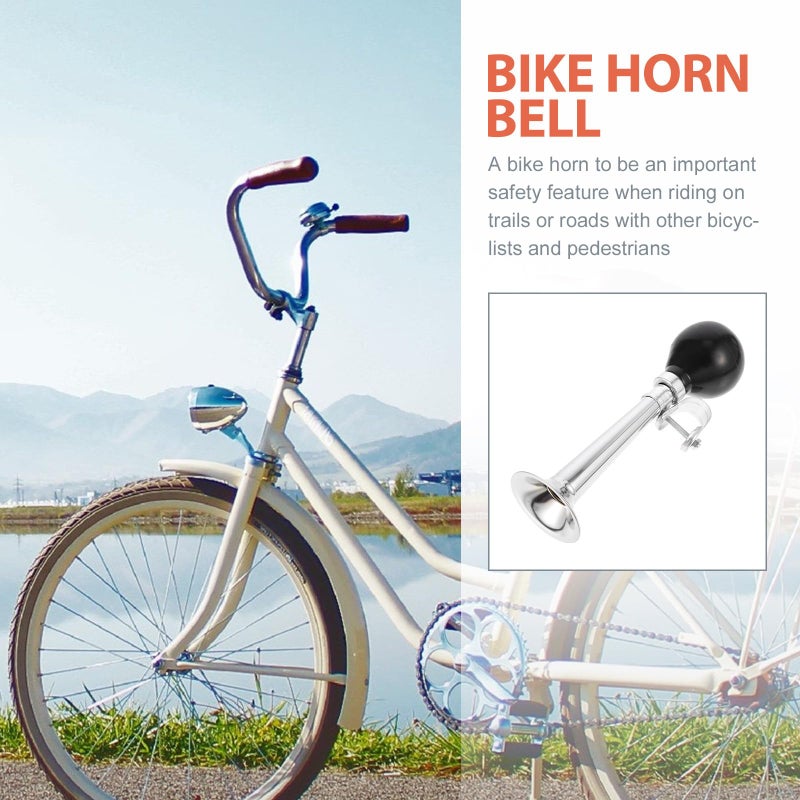 Universal Bicycle Air Horn and Metal Bell Dual Function Cycling Accessory for Adults - Image 5