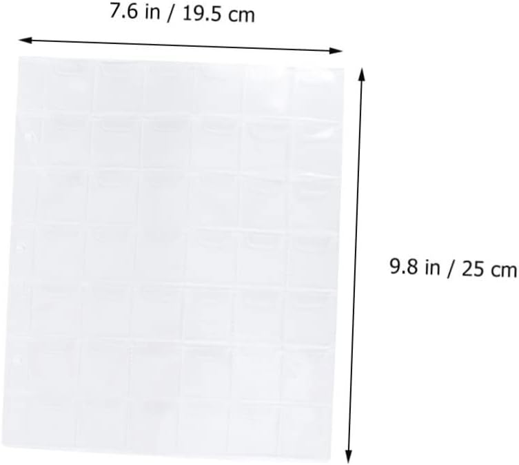 4pcs Transparent Holders Currency Collection Storage Bags for Albums and Collectors for Stamps and Currency Organization - Image 3