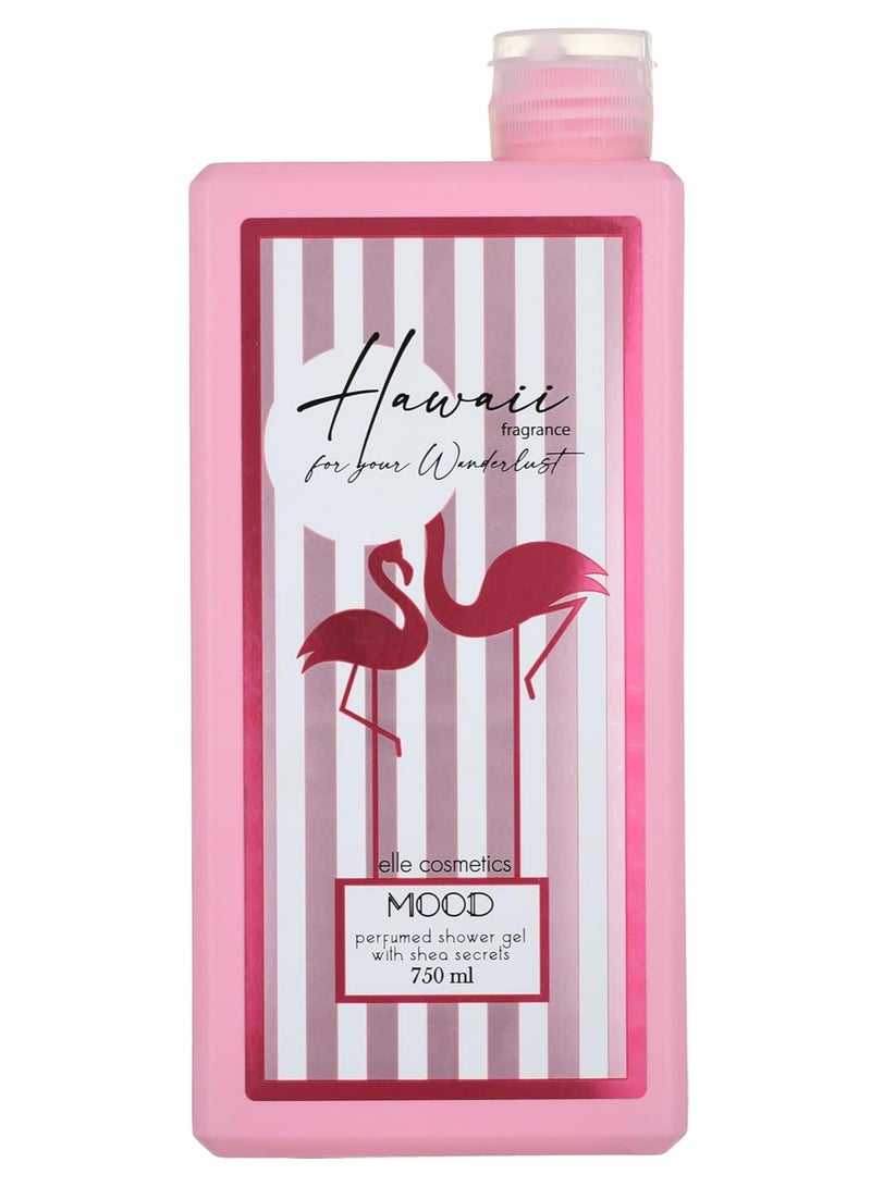 MOOD Hawaii Perfumed Shower Gel 750ml  - Image 1