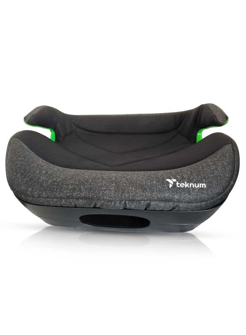 TEKNUM Car Seat I-Size Booster with 4 Reclining Mode & Isofix - Grey - Image 1
