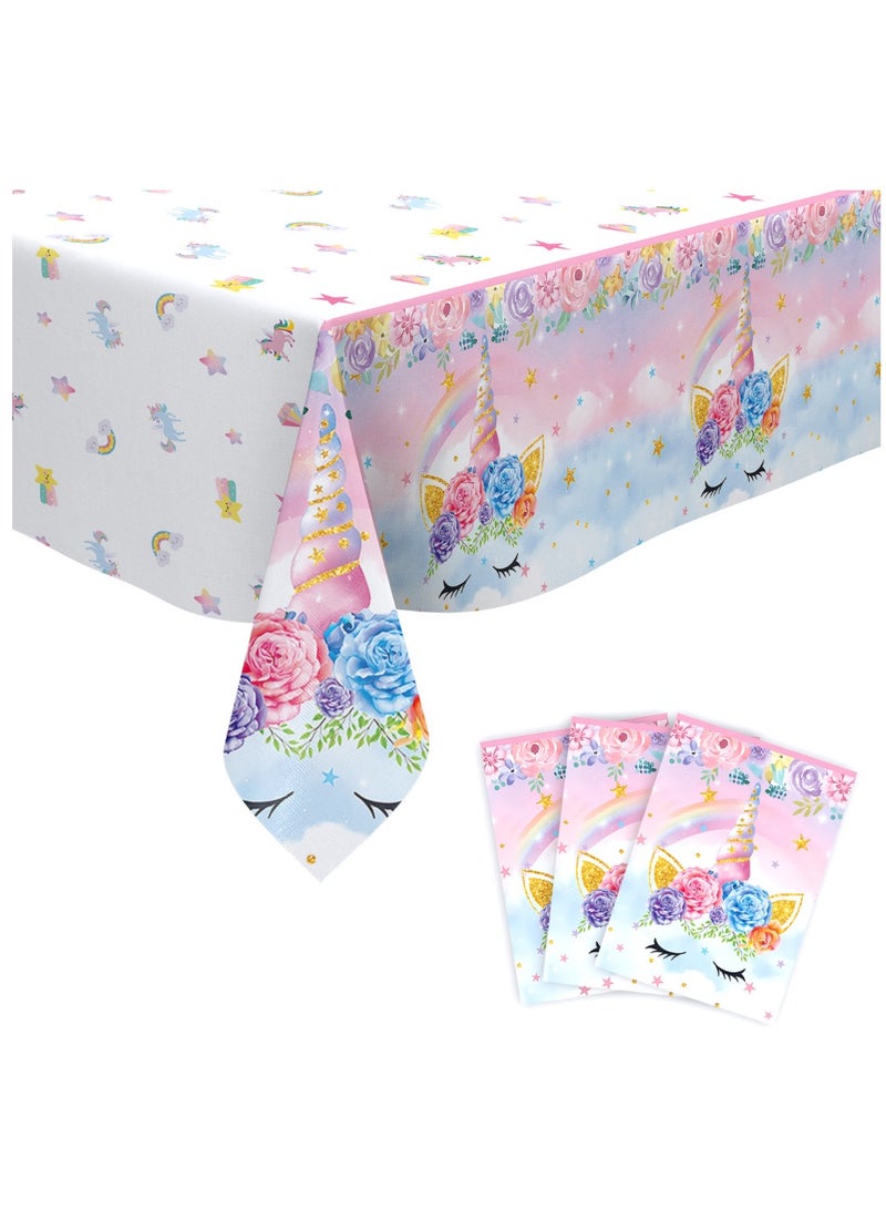 Unicorn theme girl birthday party set for 10 kids - Image 2