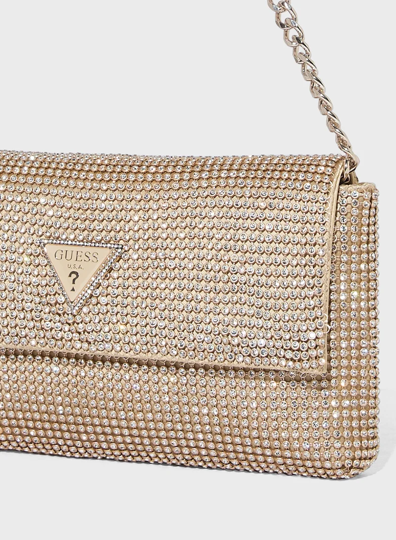 GUESS ZALINA FLAP CLUTCH
