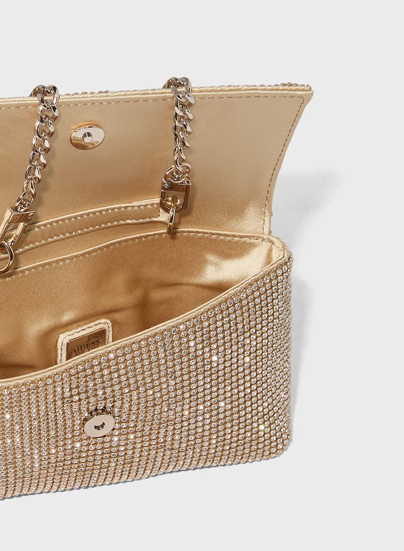GUESS ZALINA FLAP CLUTCH