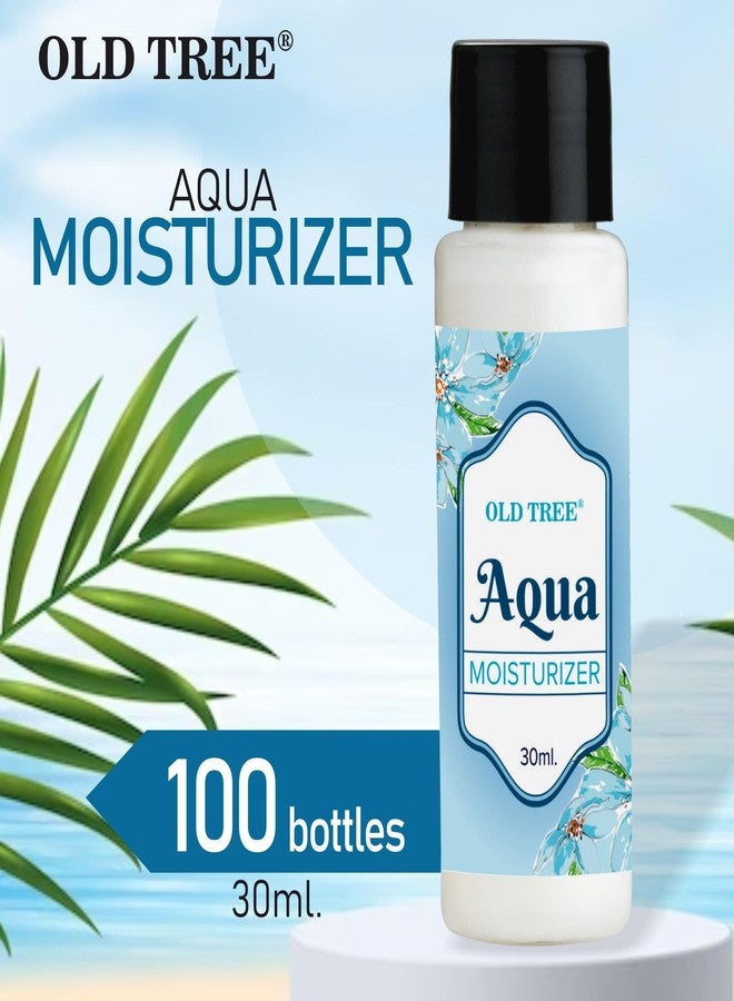 Old Tree Aqua Moisturizer Toiletries Kit 30ml - (Set of 100 Pcs) | Travel Size Aqua Moisturizer for Travelling, Hotel Room, Guest House | Hotel Amenities and Accessories - Image 3