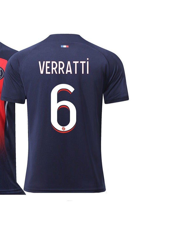 Taiahiro 4-piece set of Paris home No.6 new football jersey - Image 3