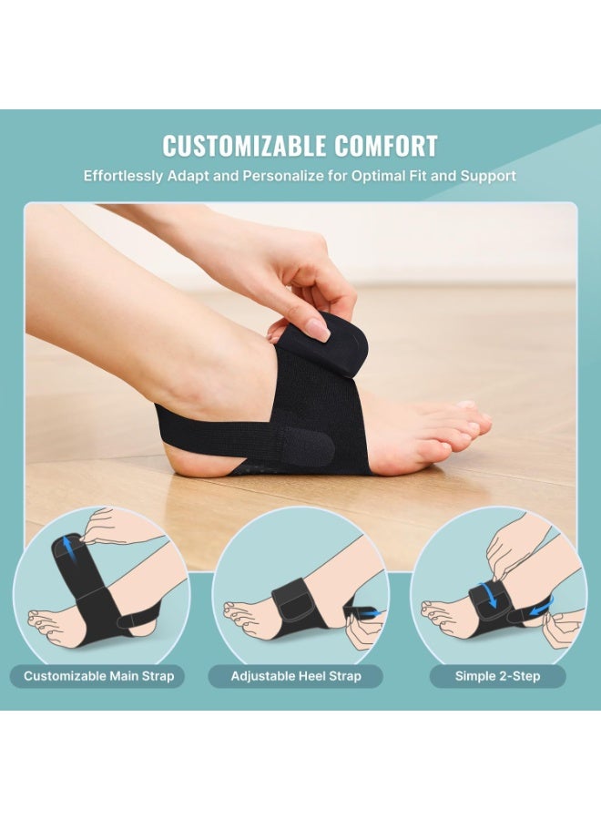 سيستار وسادة قوس القدم المسطحة، نعل داخلي لتصحيح انهيار قوس القدم المرتفع للبالغين - Image 4