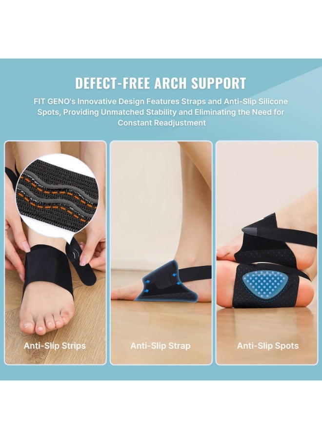 سيستار وسادة قوس القدم المسطحة، نعل داخلي لتصحيح انهيار قوس القدم المرتفع للبالغين - Image 3