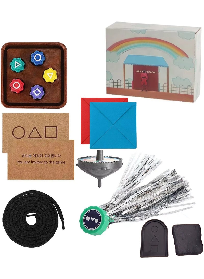 3dstations Korean Traditional Gonggi full Game Set, Hand-Eye Coordination Training Game with Accessories, Rainbow Box Edition - Image 1