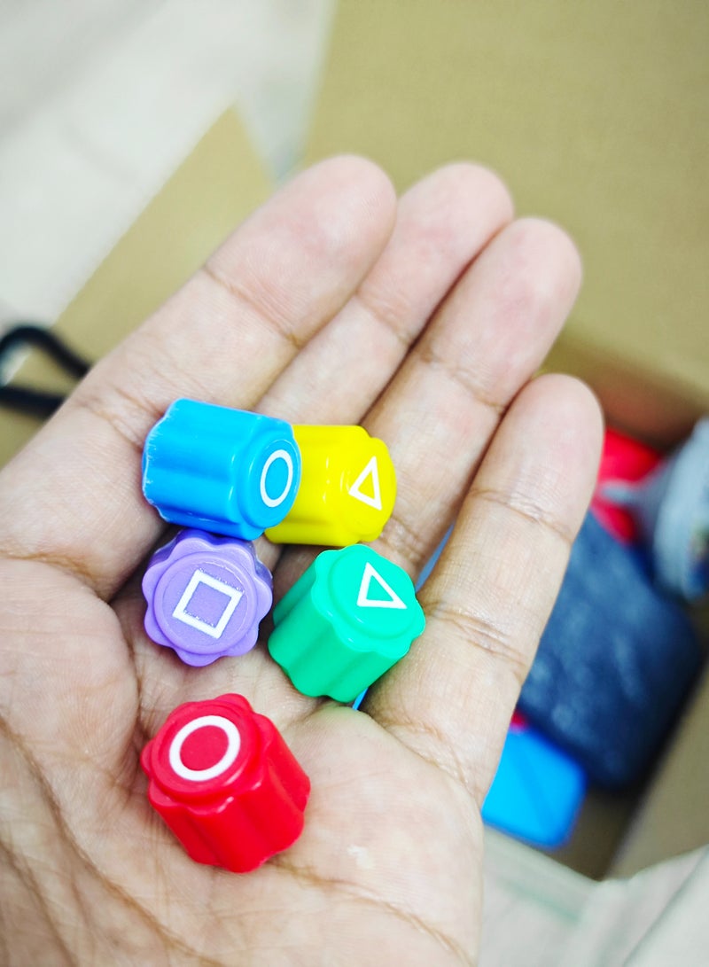 3dstations Korean Traditional Gonggi full Game Set, Hand-Eye Coordination Training Game with Accessories, Rainbow Box Edition - Image 5