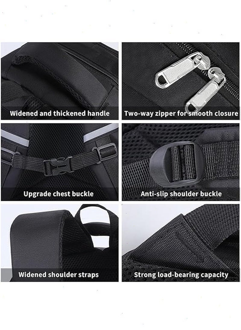School Bag for Boys and Girls, Backpack for Kids Elementary School Bags Middle Primary School Book Bag Lightweight School Bag for Students - Image 3