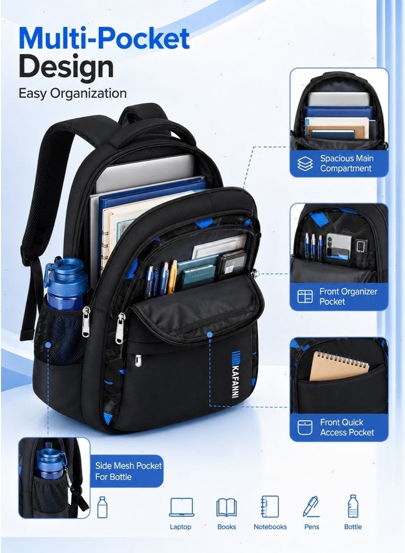 School Bag for Boys and Girls, Backpack for Kids Elementary School Bags Middle Primary School Book Bag Lightweight School Bag for Students - Image 3
