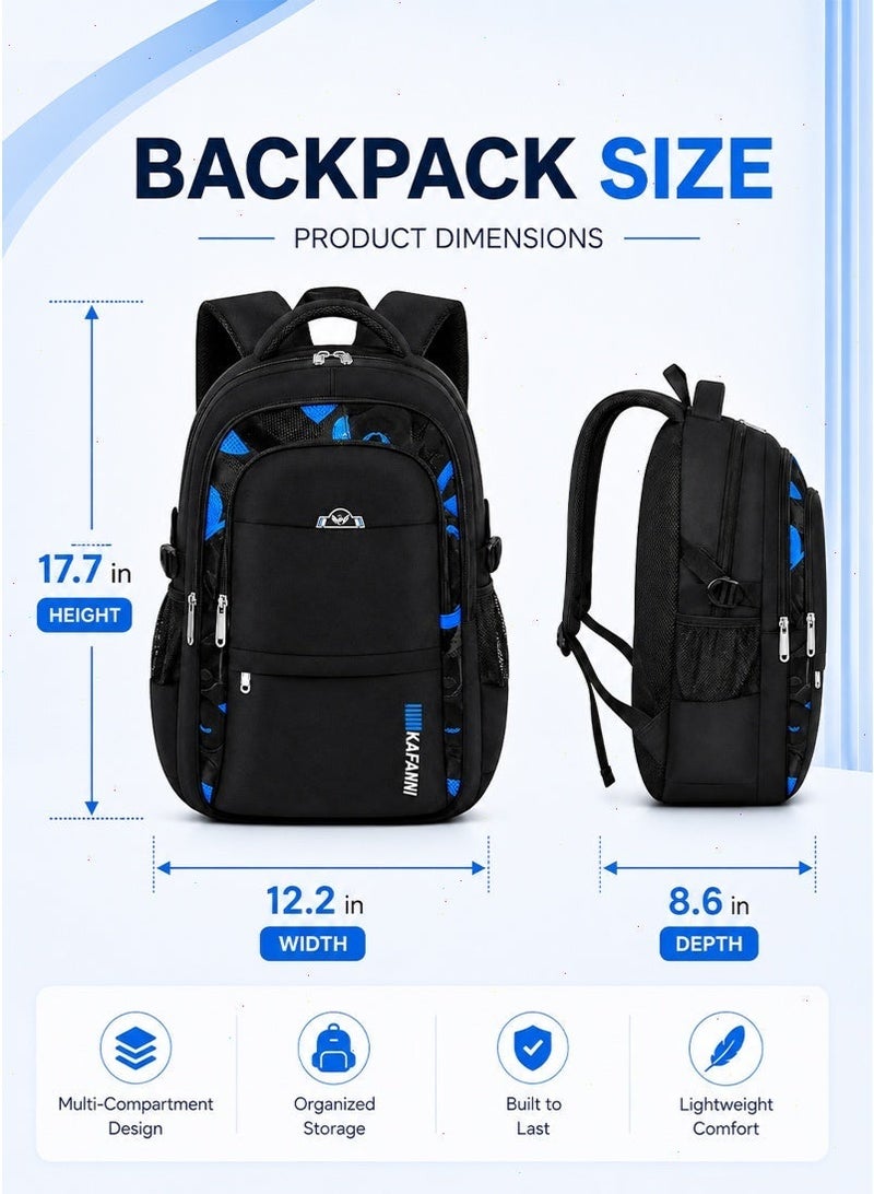 School Bag for Boys and Girls, Backpack for Kids Elementary School Bags Middle Primary School Book Bag Lightweight School Bag for Students - Image 2
