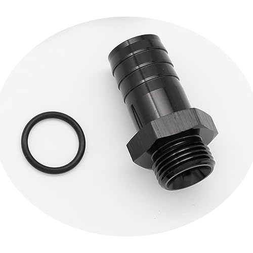 KRD PERFORMANCE Aluminum -8 AN ORB Male to 3/4"(19mm) Barb Push On Hose Fitting Adapter Black - Image 4