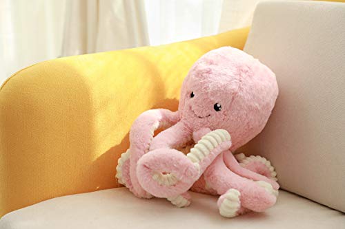 TONGSONG Cute Cartoon Octopus Plush Doll Toys Gift Sea Stuffed Toys for Kids and Lovers Home Decor Pink 157Inch - Image 5