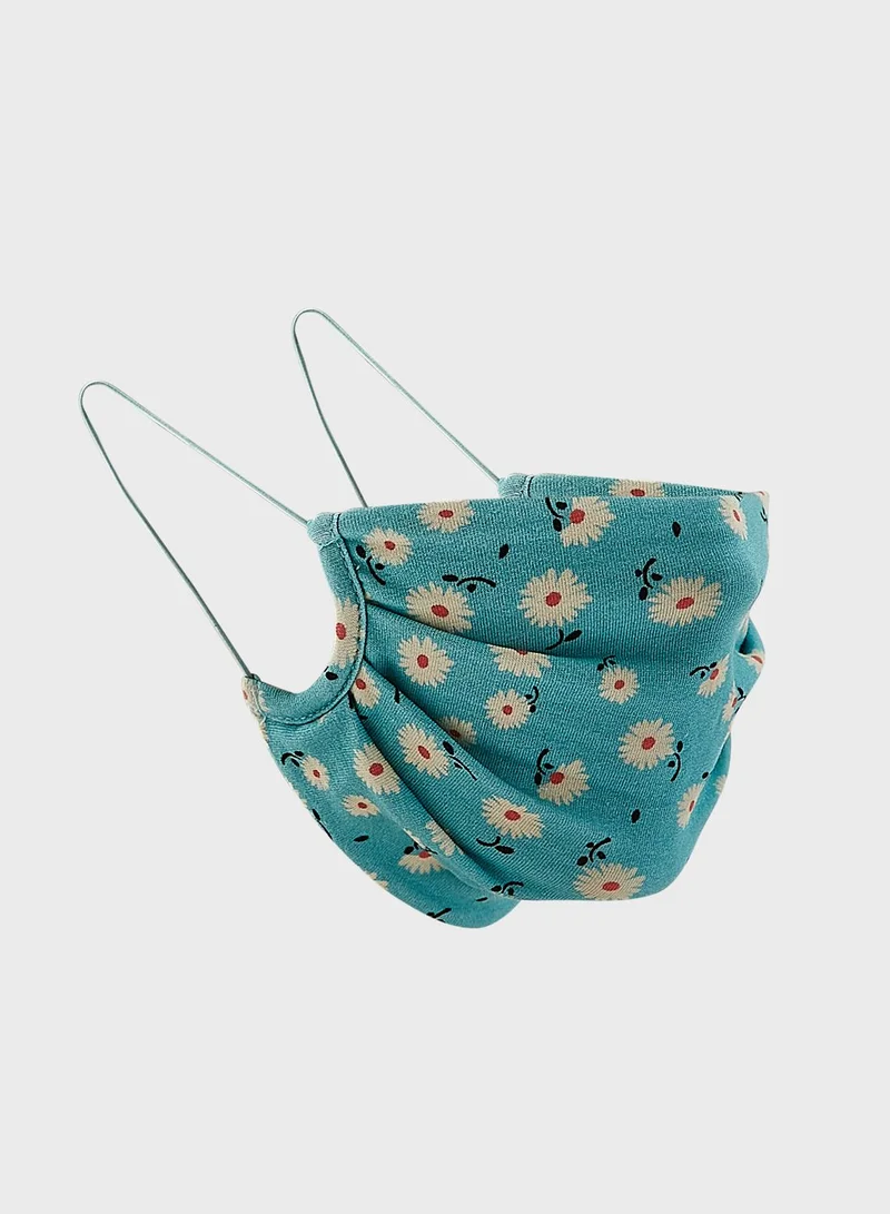 ONLY Floral Print Face Mask