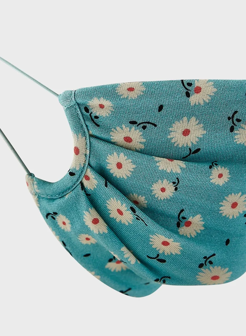 ONLY Floral Print Face Mask