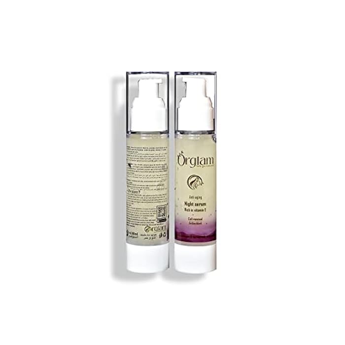 Orglam Anti-aging night serum (Natural) (10x more vitamin E) - Image 2