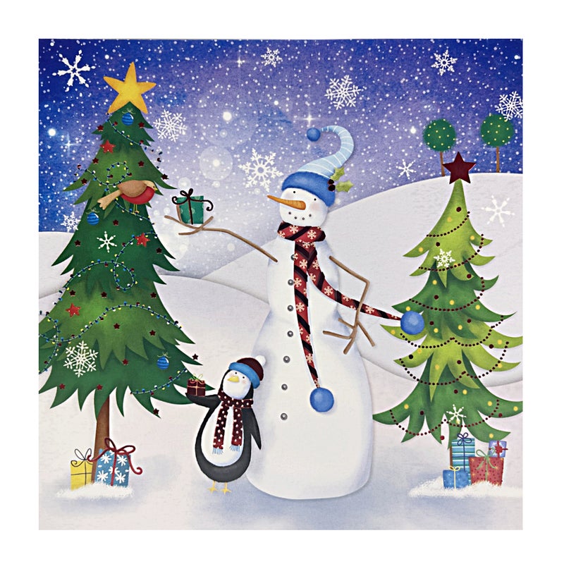 GIFTMAKER Christmas Card Santa & Friends - 12 pcs - Image 4