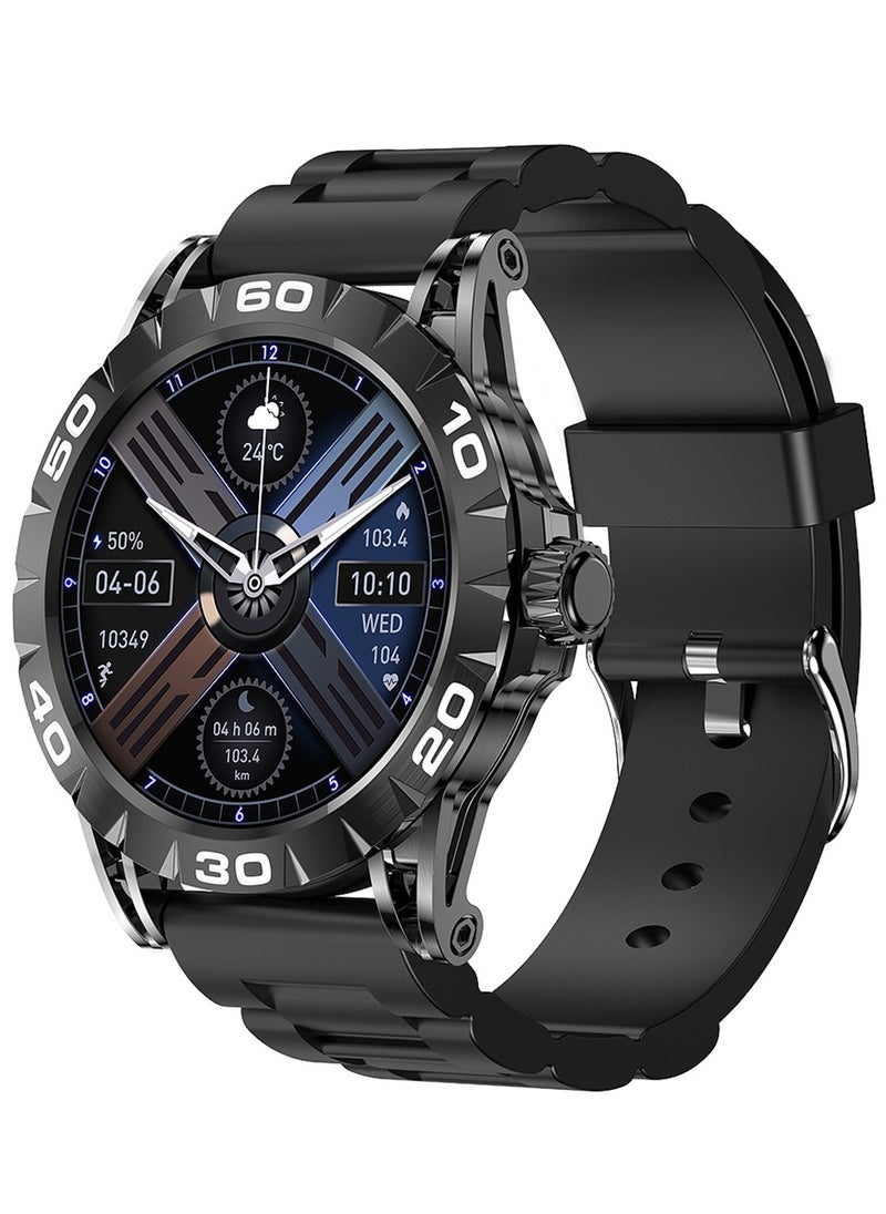 RollsTimi  Men's Smartwatch With Heart Rate,Blood Oxygen,Sleep Monitor,IP67 Waterproof Bluetooth Calls,Fitness Tracker Sports Smart Watch For Android IOS  - Image 1