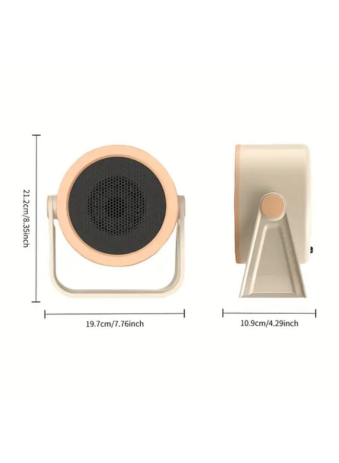 Newly Upgraded Off White Desktop Heater Fast Heating Energy Saving For Office Room - Image 3