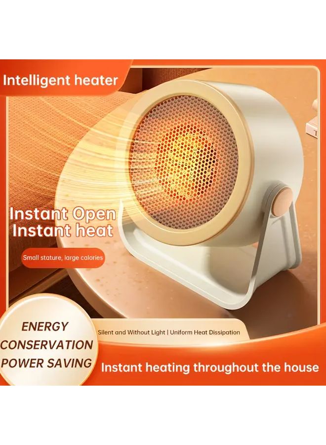 Newly Upgraded Off White Desktop Heater Fast Heating Energy Saving For Office Room - Image 1