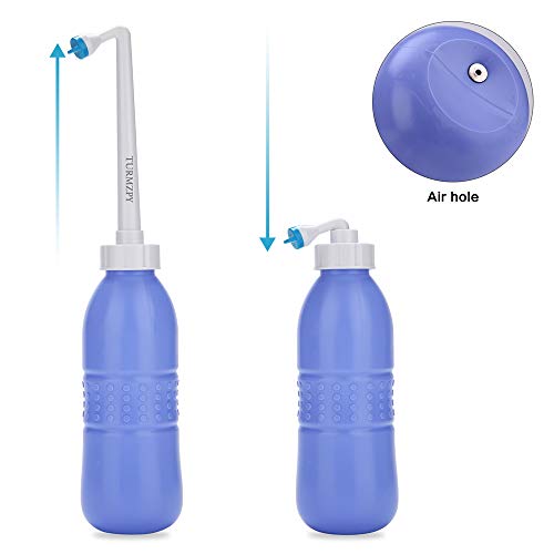 TURMZPY Portable Bidet 600ml Travel Bidet Plastic EVA Bottle Personal Hygiene Bidets Cleaning Device - Image 2