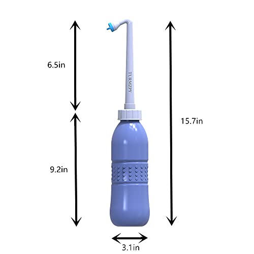 TURMZPY Portable Bidet 600ml Travel Bidet Plastic EVA Bottle Personal Hygiene Bidets Cleaning Device - Image 4