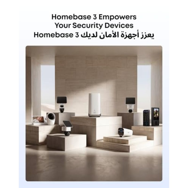 S380 HomeBase HomeBase 3 لمركز أمان المنزل: هيكل من سبائك الألومنيوم، لون أسود غير لامع، مساحة تخزين محلية قابلة للتوسيع تصل إلى 16 تيرابايت مع تشفير متقدم وبدون رسوم شهرية - Image 5