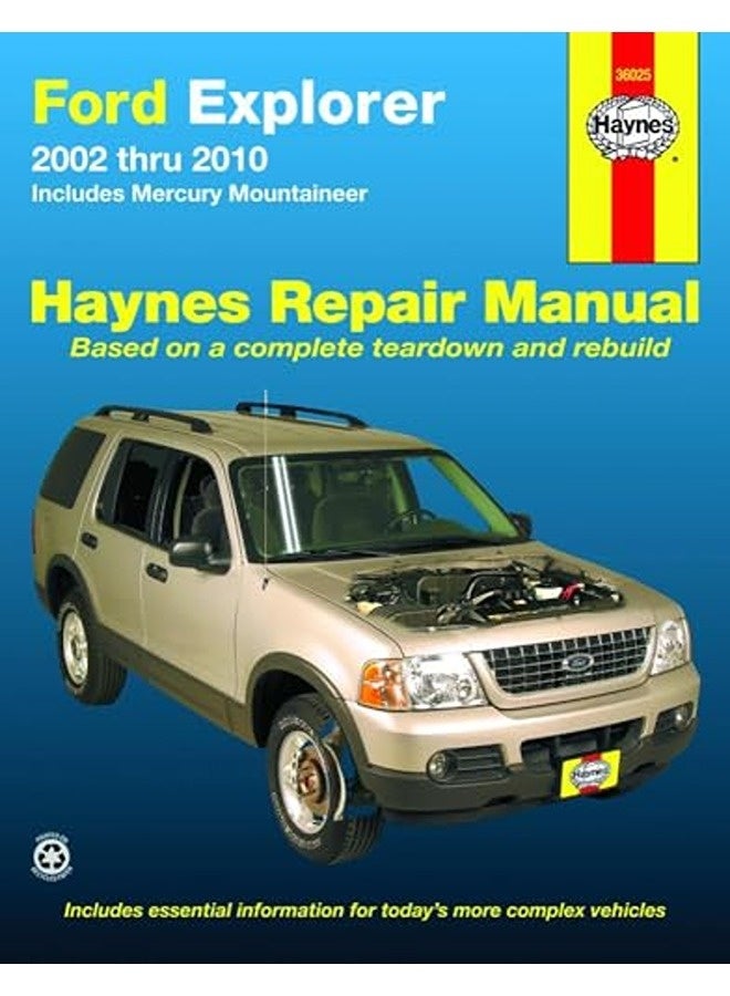 Ford Explorer And Mercury Mountainer 0210 By Haynes Publishing Paperback 