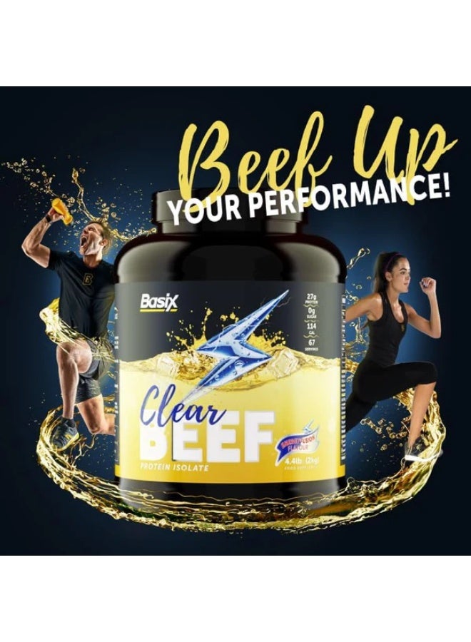 Basix Beef Protein Isolate Energy Flavor 4.4 LB + Basix Pure Creatine 300 Grams - Image 5