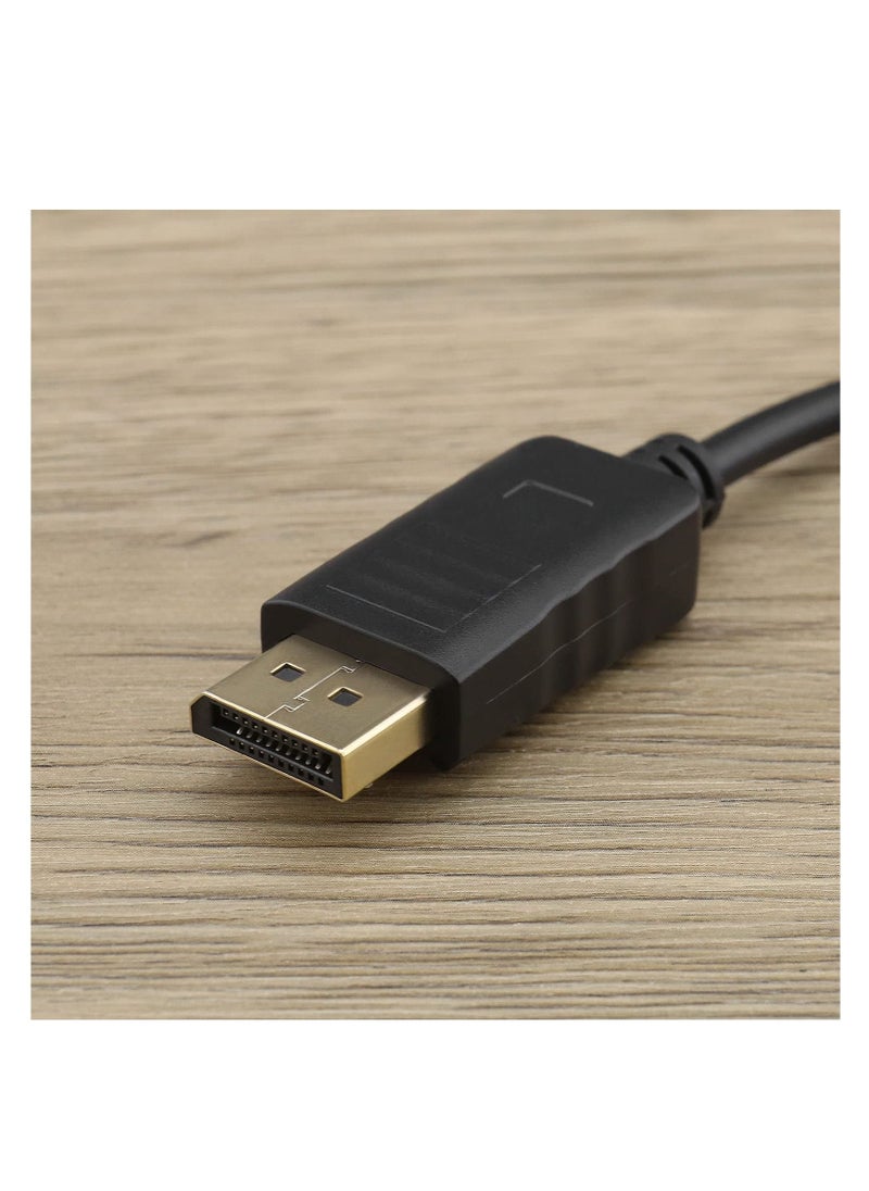 DisplayPort to VGA Adapter, Gold-Plated DP DisplayPort Male to VGA Female Display, Plug and Play, Small and Light, Monitor Converter Cable Adapter for Computer PC Desktop Laptop Projector - Image 5