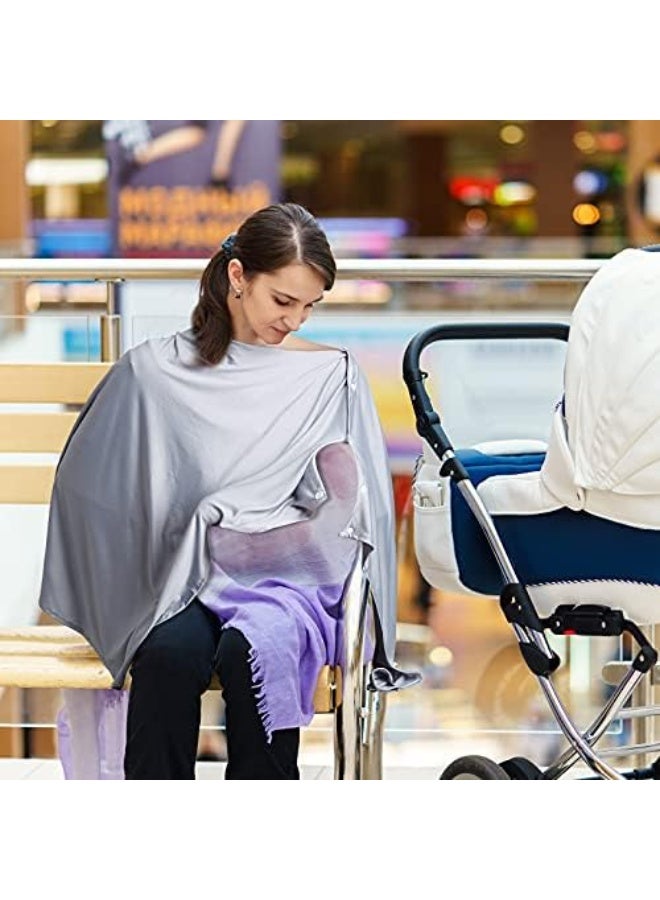 Moro Moro 2 Pieces Baby Nursing Cover Nursing Poncho For Breastfeeding Baby Nursing Cover - Image 1