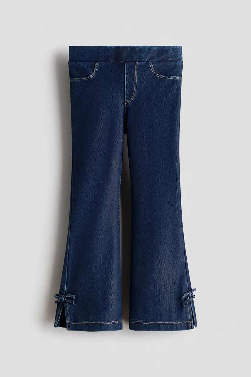 H&M Denim-look flared jeggings