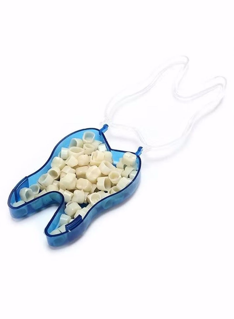 2 Pack Resin Denture False Teeth Crown Resin Denture For Patients With Oral Cavity Loss Temporary Resistible Crown of Teeth with Different Sizes Oral Care Anterior Crown Front Posterior Teeth