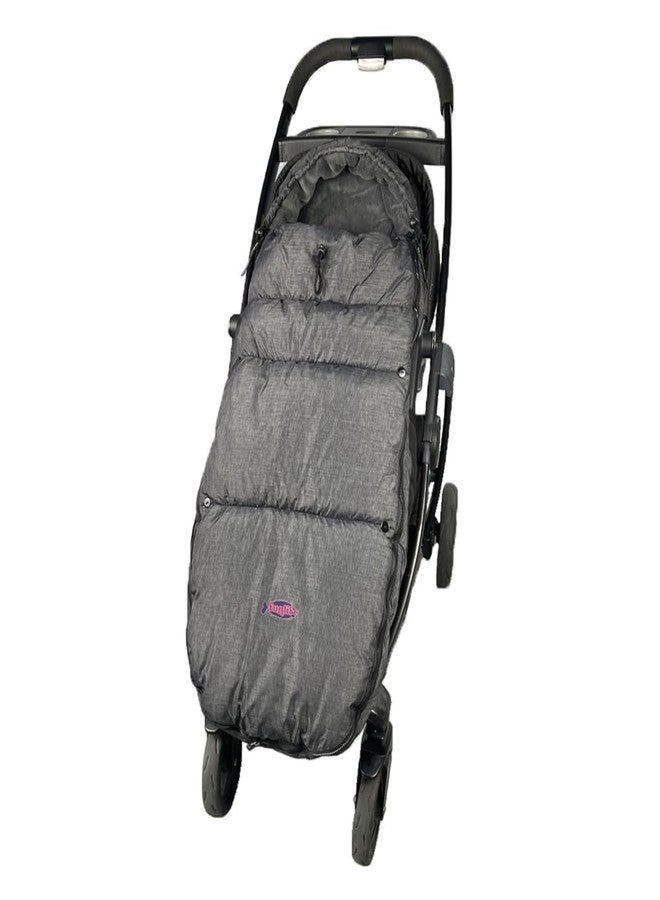 FUNLIFE Toddler Stroller Footmuff Cosy Toe Buggy Pushchair Sleeping Bag, Easy Open & Removable Front Piece,Special Design Fits All Travel Gears Perfectly, 6-48M - Image 3