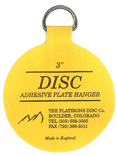 Disc Flatirons Disc Adhesive Plate Hanger Set (2-3 Inch and 2-4 Inch Hangers) - Image 2
