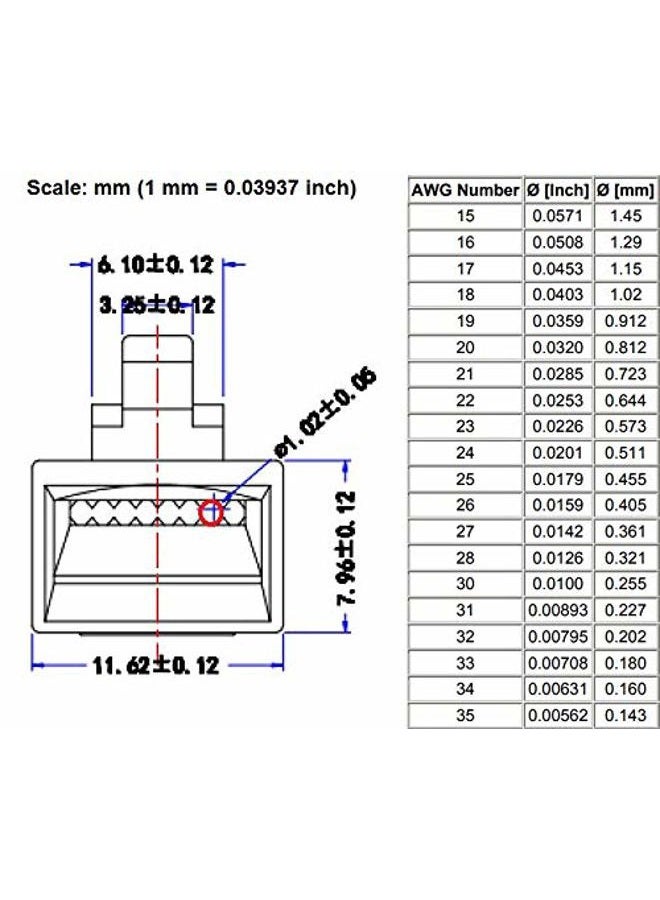 UbiGear 100 Pcs CAT5e RJ45 Pass-Through Network Cable Modular Plug 8P8C Gold-Plated Connector End - Image 2