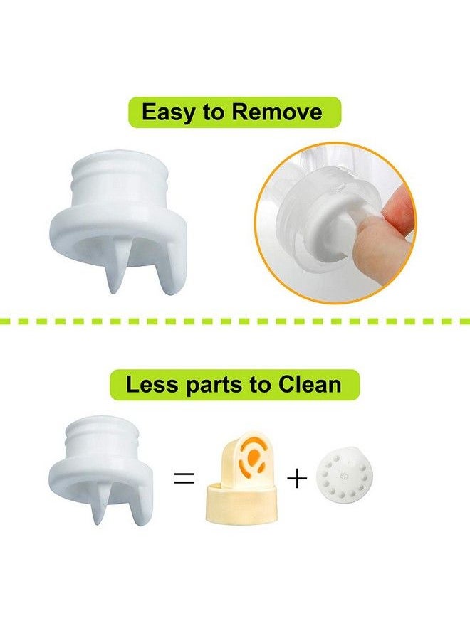 NENESUPPLY - 4 Pc Duckbill Valves Compatible With Medela And Avent Pumps Not Original Medela Pump Parts Work With Medela Pump In Style Medela Symphony Replace Medela Valve Membrane And Avent Valve - Image 1